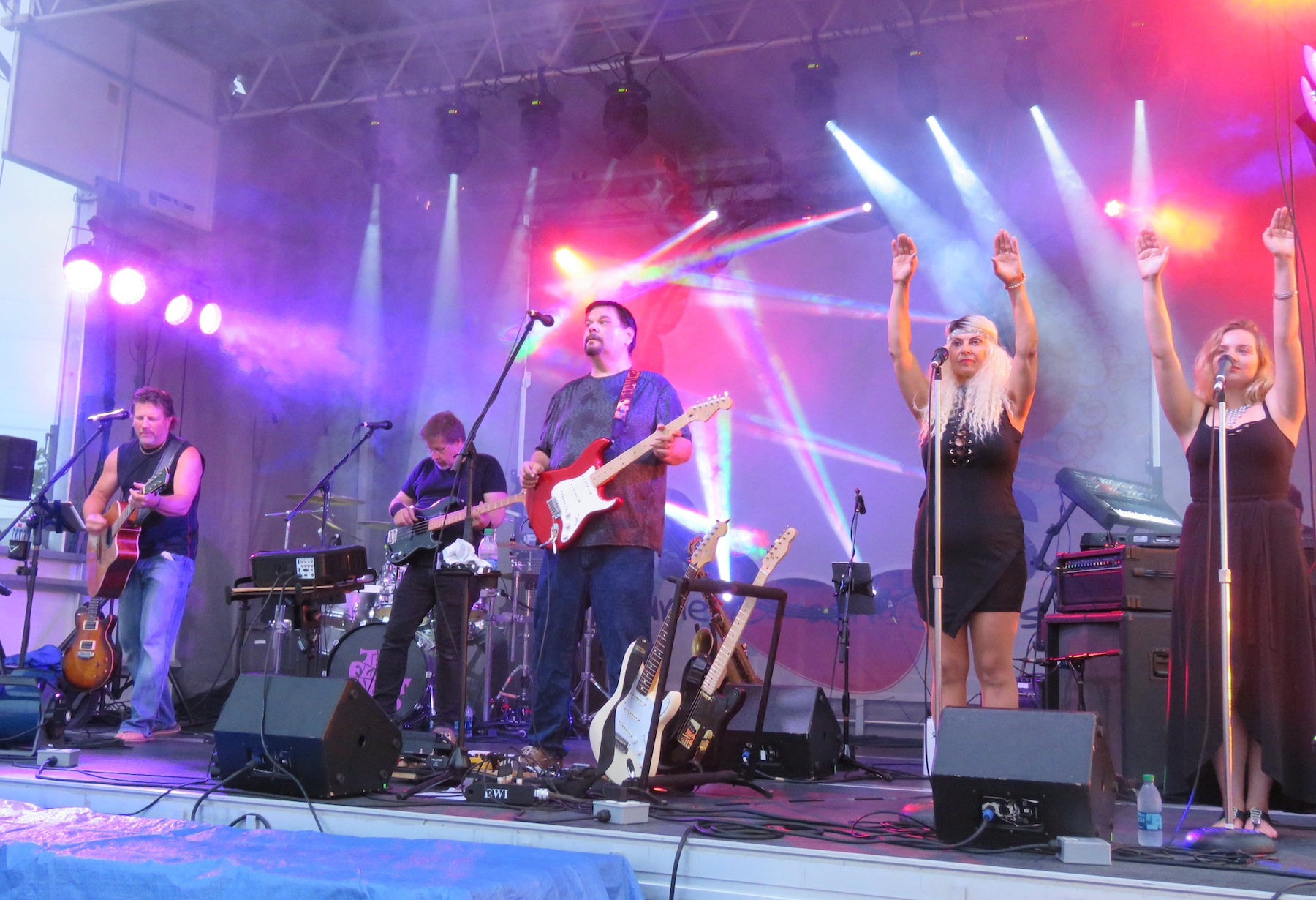 Floyd Concept took the stage Monday night in the Town of Niagara. (Photos by David Yarger)
